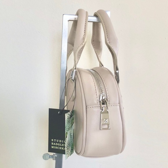 Badgley Mischka Quilted Crossbody Mini Bag with Silver-Tone Studs - Picture 4 of 16